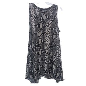 Isabella Rodriguez animal print tunic